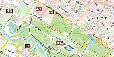 Stadtplan Großer Garten Dresden