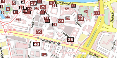 Stadtplan Johanneum