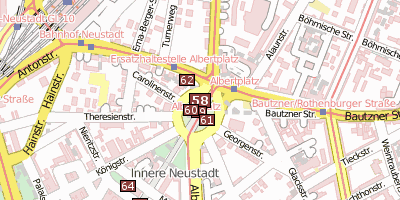 Stadtplan Neustadt Dresden