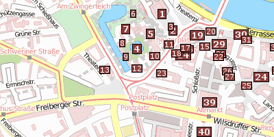 Porzellansammlung Dresden Stadtplan