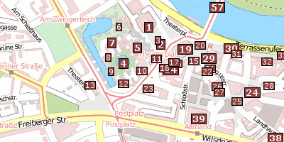 Stadtplan Rüstkammer Dresden