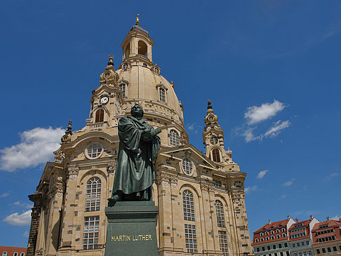 Frauenkirche und Lutherdenkmal Fotos