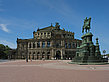 König-Johann-Statue mit Semperoper - Sachsen (Dresden)