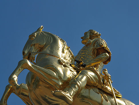 Goldener Reiter Nahaufnahme Fotos