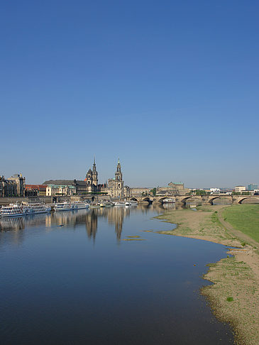 Foto Blick über die Elbe - Dresden