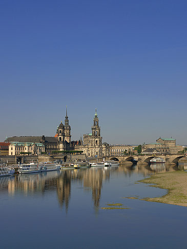 Foto Elbe vor dem Terrassenufer - Dresden