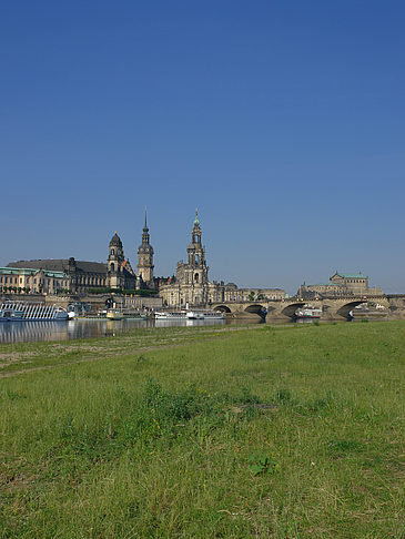 Blick auf die Brühlsche Terrasse