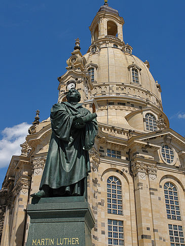 Foto Frauenkirche und Lutherdenkmal