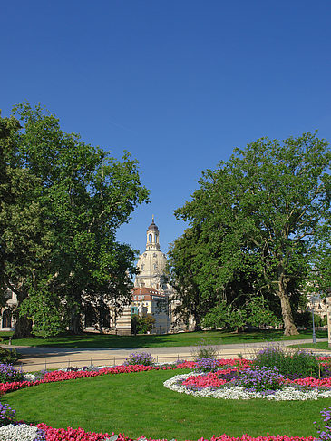 Foto Garten vor Frauenkirche
