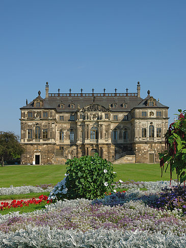 Blumen vor dem Palais Foto 