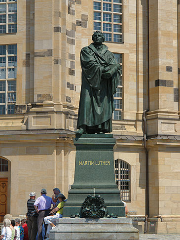 Foto Lutherdenkmal vor der Frauenkirche - Dresden