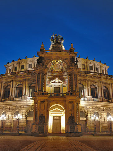 Foto Semperoper bei Nacht - Dresden