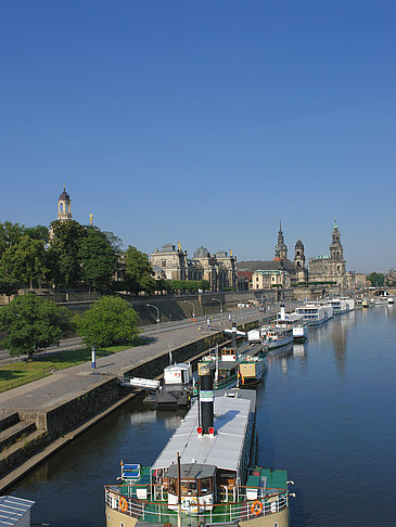 Foto Dampfer am Terrassenufer - Dresden