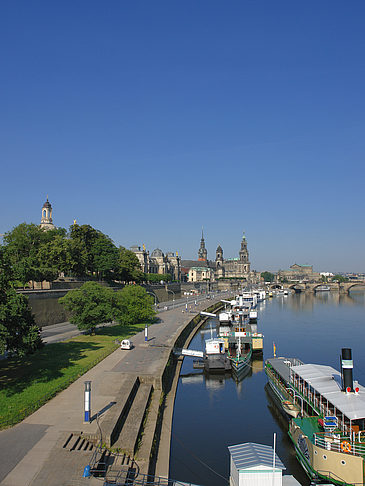 Foto Dampfer am Terrassenufer - Dresden