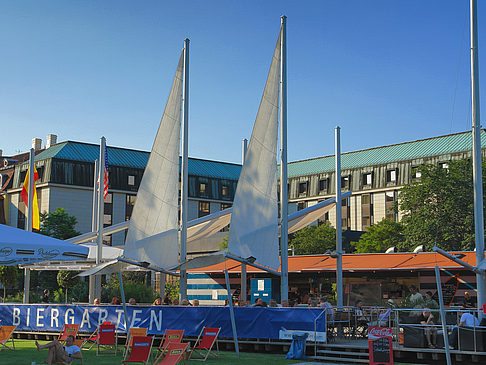 Biergarten Foto 