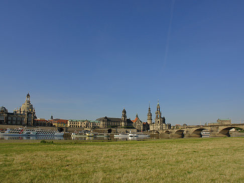 Brühlsche Terrasse mit Wiese