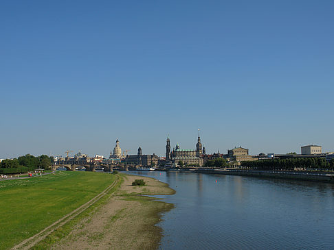 Canalettoblick mit Wiese