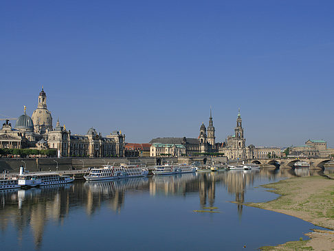 Foto Blick über die Elbe - Dresden