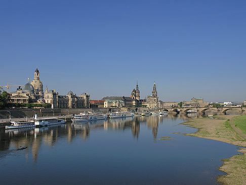 Foto Blick über die Elbe - Dresden