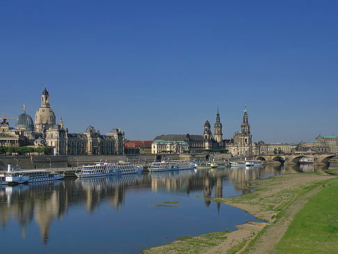 Foto Blick über die Elbe