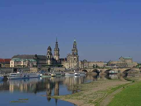 Foto Blick über die Elbe