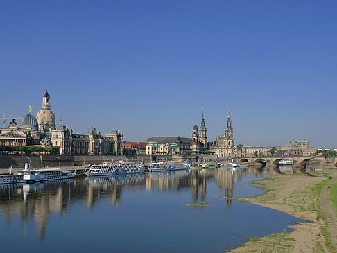 Blick über die Elbe Fotos