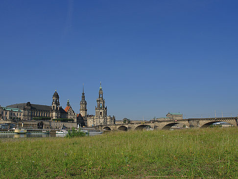Blick auf die Brühlsche Terrasse