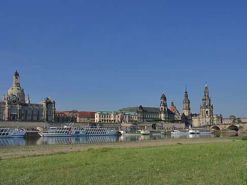 Foto Blick auf die Brühlsche Terrasse - Dresden