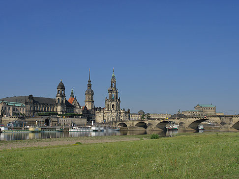 Foto Blick auf die Brühlsche Terrasse - Dresden