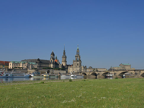 Foto Blick auf die Brühlsche Terrasse - Dresden