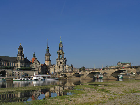 Blick auf die Brühlsche Terrasse