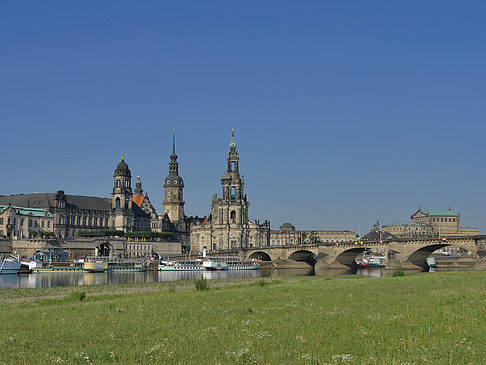 Blick auf die Brühlsche Terrasse