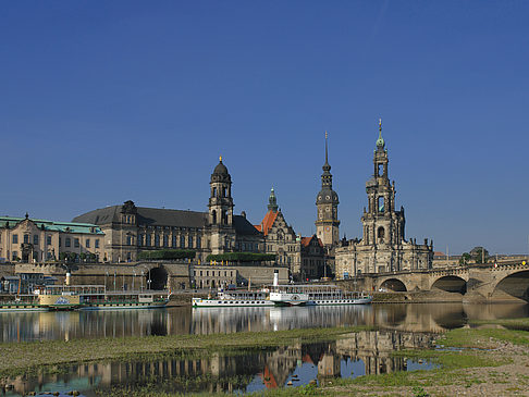 Foto Blick auf die Brühlsche Terrasse - Dresden