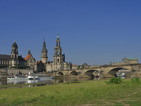 Blick auf die Brühlsche Terrasse