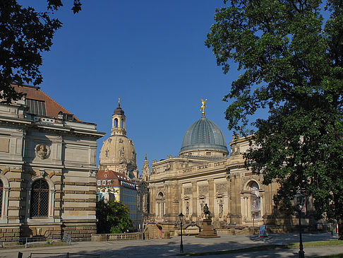 Foto Frauenkirche und Kunstakademie - Dresden