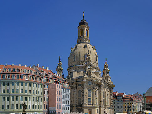 Foto Frauenkirche mit Baustelle