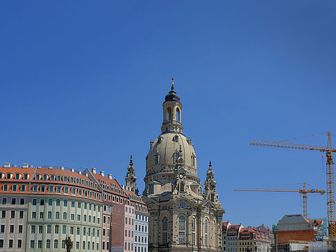 Fotos Frauenkirche mit Baustelle