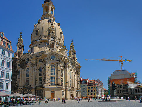 Fotos Frauenkirche mit Baustelle