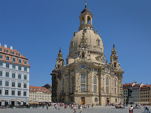 Frauenkirche mit Baustelle Foto 