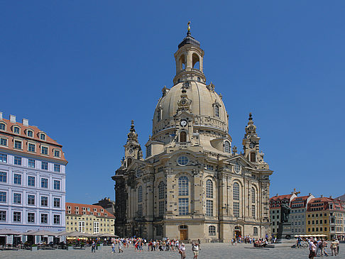 Fotos Frauenkirche mit Baustelle | Dresden