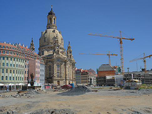 Fotos Frauenkirche mit Baustelle
