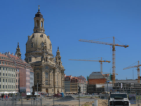 Fotos Frauenkirche mit Baustelle