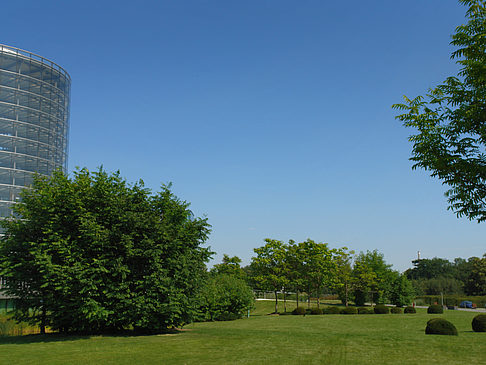 Foto Gläserne Manufaktur mit Wiese - Dresden