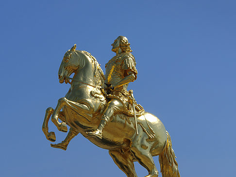 Goldener Reiter Nahaufnahme Fotos