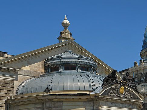 Dach der Kunstakademie - Sachsen (Dresden)