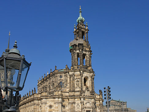 Hofkirche mit Laterne Fotos