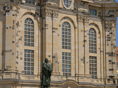 Foto Lutherdenkmal vor der Frauenkirche - Dresden
