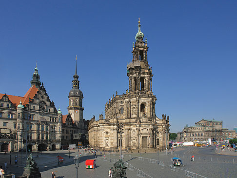 Foto Hofkirche und Georgentor - Dresden