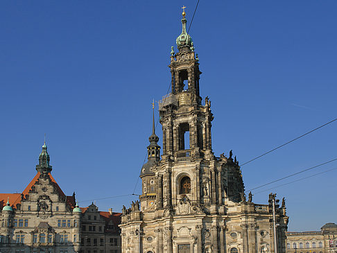 Foto Hofkirche und Schloss - Dresden