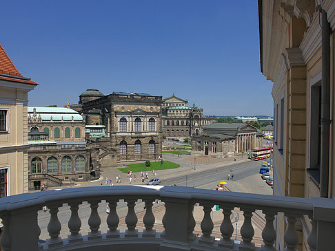 Blick vom Balkon Foto 